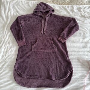 Denver Hayes Plush Purple Robe Sleepwear